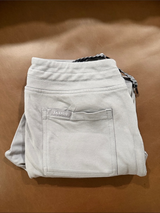 Jaanuu Pants - Jaanuu Gray Drawstring Scrub Pants with Back Pocket SP